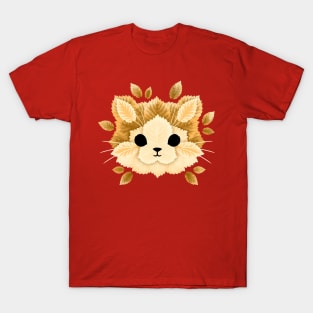 Cat of leaves T-Shirt